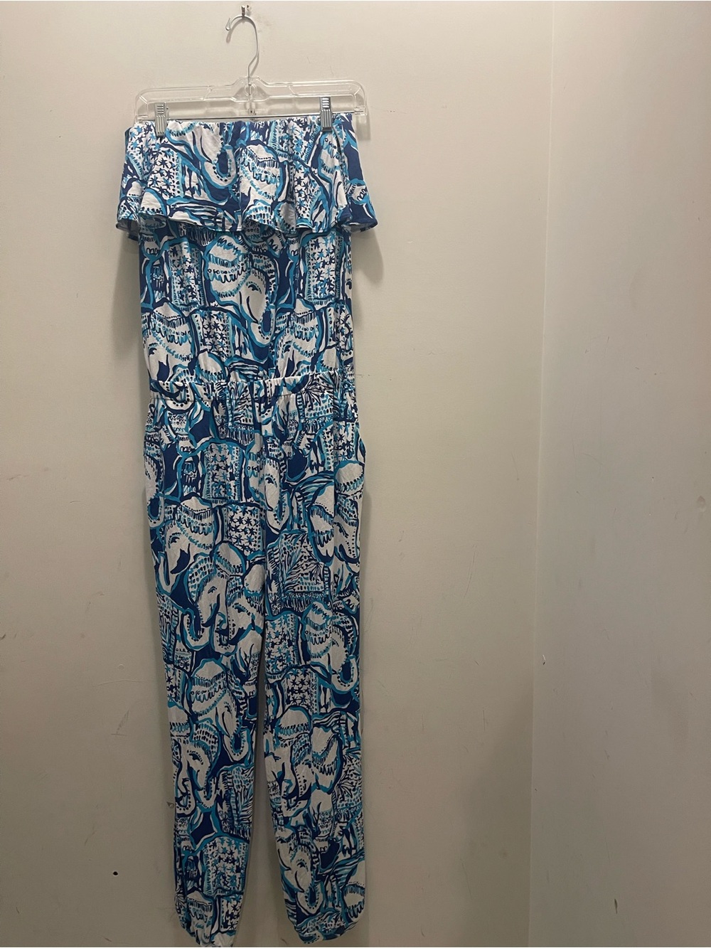 Lilly Pulitzer Strapless Printed Jumpsuit